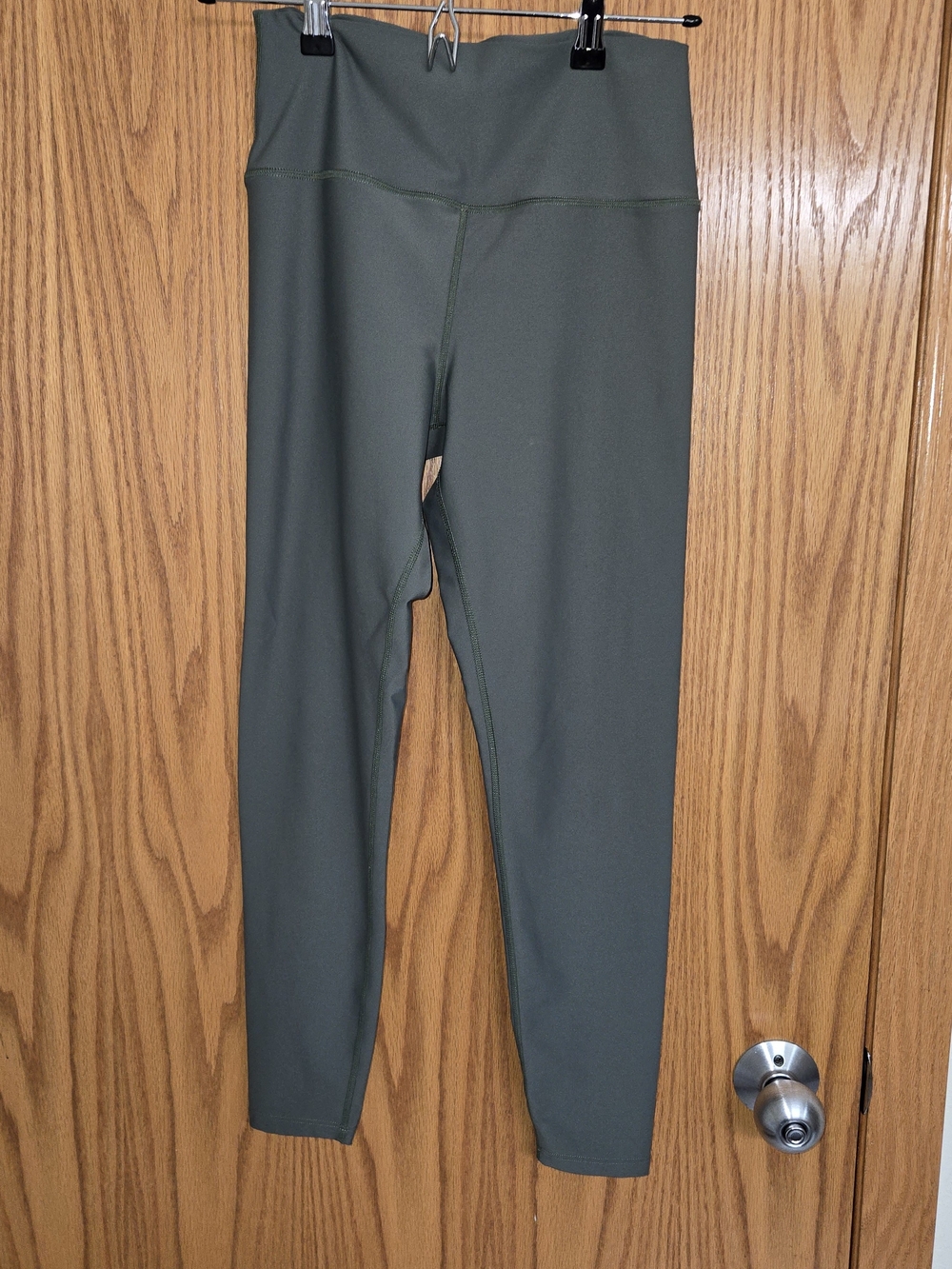 Sage Size Medium Forest Green High-Waist Leggings
